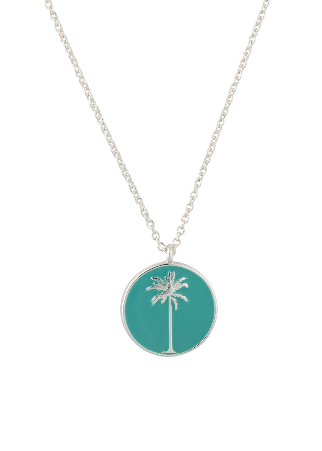 palm harbor palm tree pendant necklace
