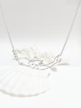 Load image into Gallery viewer, nantucket mermaid collar necklace -silver