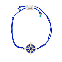 Load image into Gallery viewer, point judith compass rose slider blue