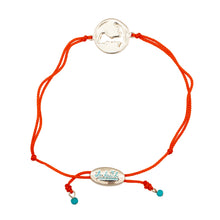 Load image into Gallery viewer, cape slider bracelet coral