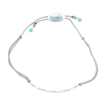 Load image into Gallery viewer, wave slider bracelet silver