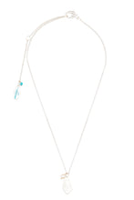 Load image into Gallery viewer, narragansett pearl and oyster necklace - silver