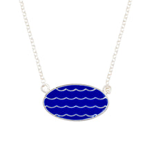 Load image into Gallery viewer, wave necklace silver