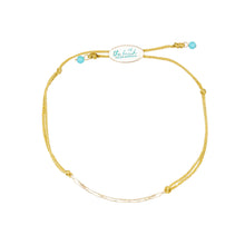 Load image into Gallery viewer, wave slider bracelet gold