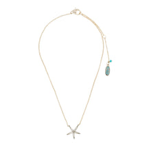 Load image into Gallery viewer, sea bright sea star necklace-gold
