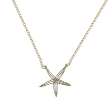 Load image into Gallery viewer, sea bright sea star necklace-gold