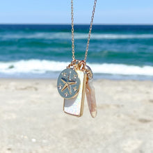 Load image into Gallery viewer, mantoloking charm necklace - white opal