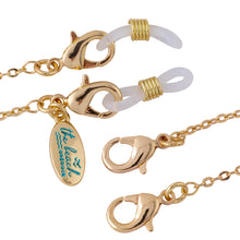 Load image into Gallery viewer, convertible mask chain with silicon loop ends for glasses or sunglasses