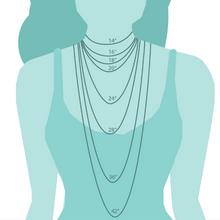 Load image into Gallery viewer, the beach and back necklace guide
