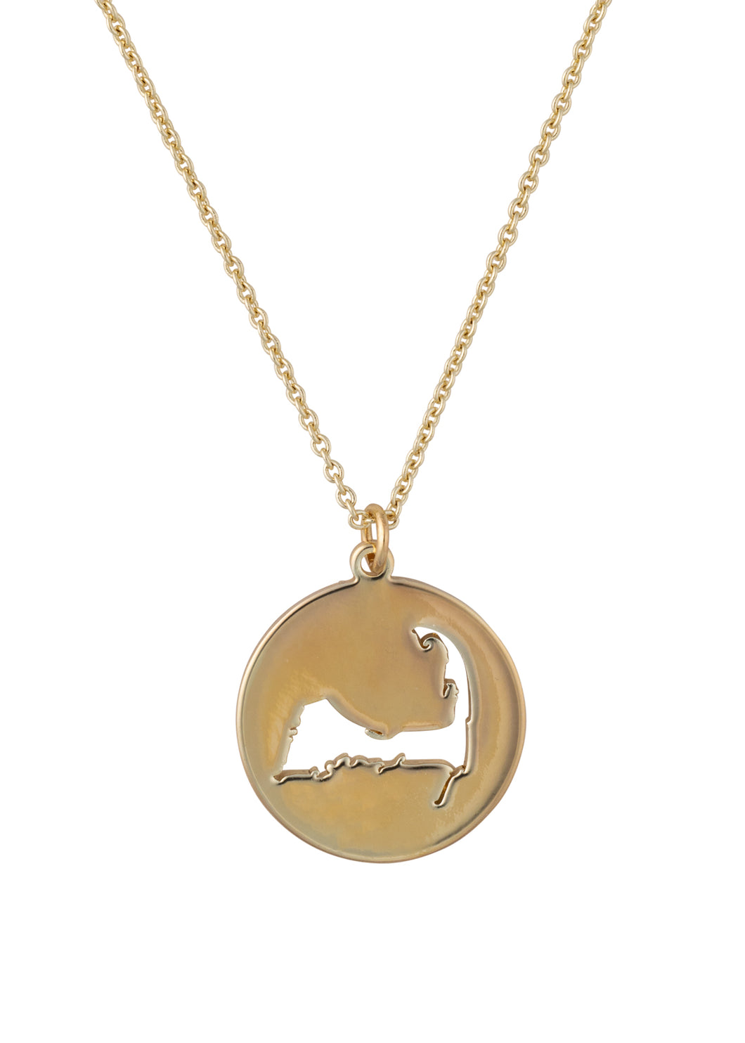 cape coin necklace gold