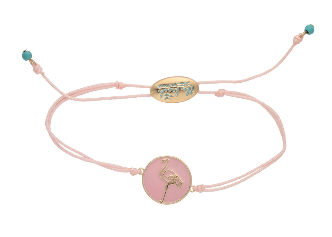 dunedin flamingo slider bracelet