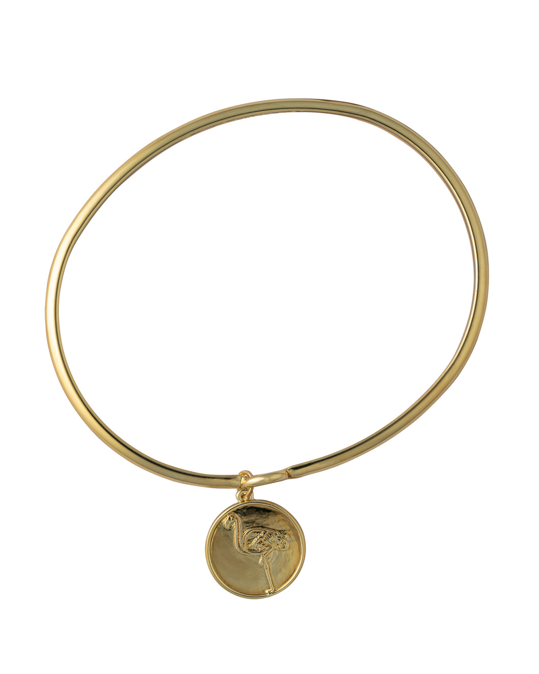 dunedin flamingo charm bangle