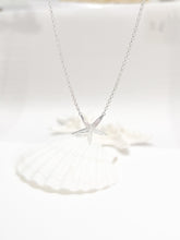 Load image into Gallery viewer, sea bright sea star necklace silv
