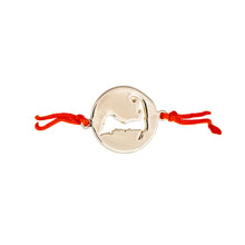 Load image into Gallery viewer, cape cod slider bracelet coral
