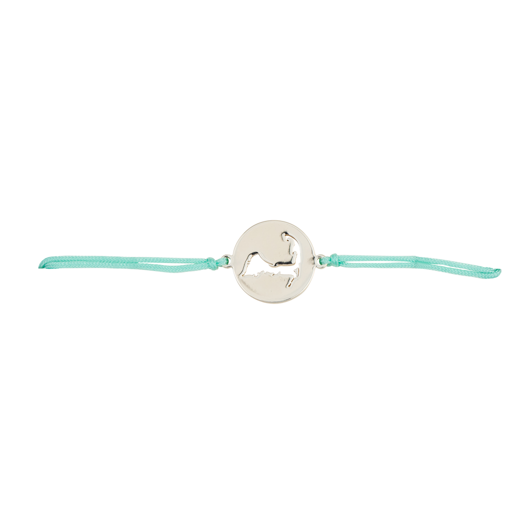 cape cod slider bracelet turq