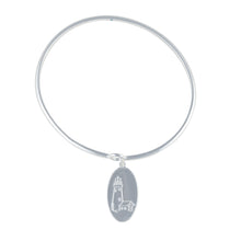 Load image into Gallery viewer, highland	lighthouse bangle silver
