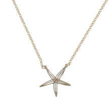 Load image into Gallery viewer, sea bright sea star necklace-gold
