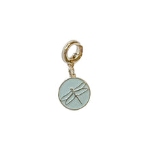 Load image into Gallery viewer, charleston dragonfly coin charm
