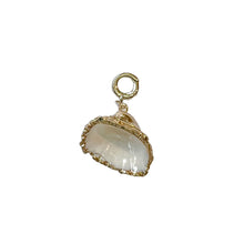 Load image into Gallery viewer, charleston medium white gold edge shell
