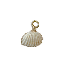 Load image into Gallery viewer, charleston medium white gold edge shell
