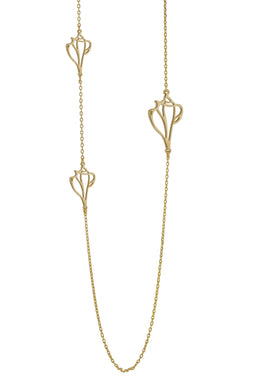 plum island long shell necklace