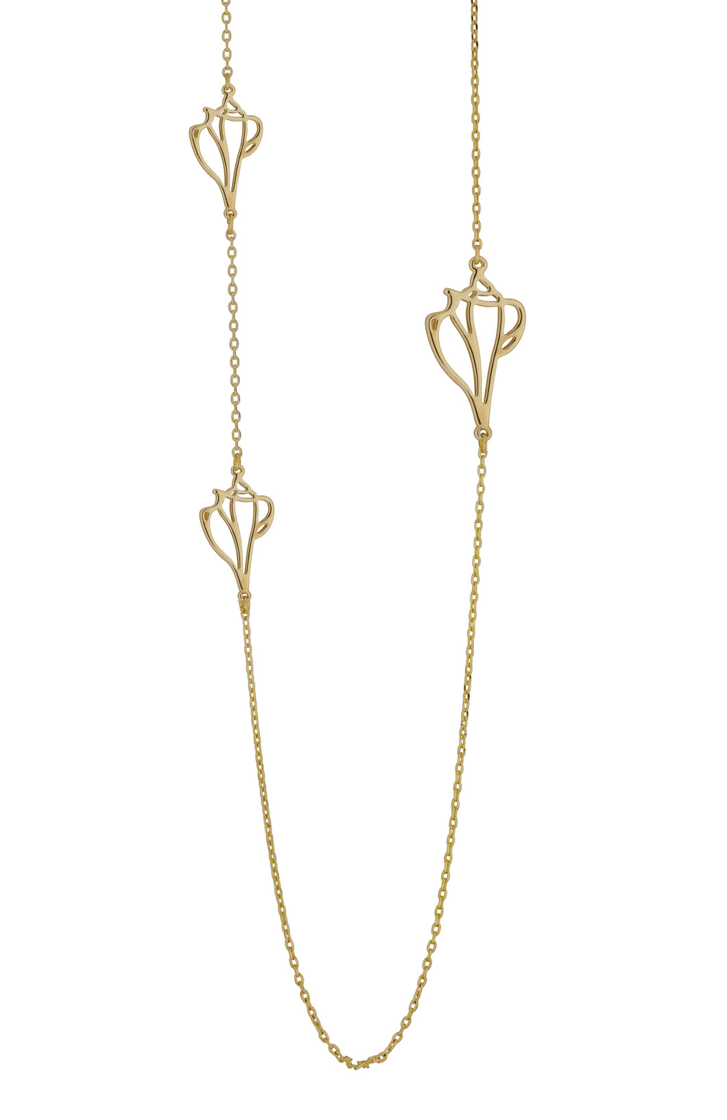 plum island long shell necklace