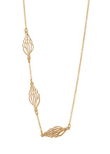 Load image into Gallery viewer, marco island triple tulip shell metal adjustable necklace

