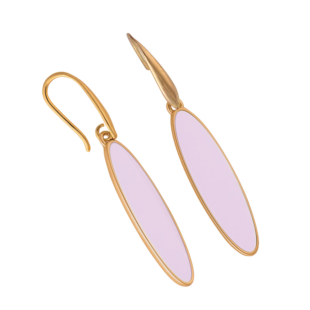 lavallette long board earrings pink